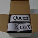 20 Pieces Bed Sheet Organizer Bands Bed Sheet Keepers Closet Organization Elastic Linen Labels for Bed Sheet Sets(Queen,King,Full,Twin)