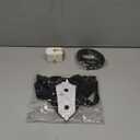 3 Pcs Dog Wedding Collar Outfit Include Dog Tuxedo Attire Wedding Ring Bearer Ring Holder Pouch Box Adjustable Pet Neck Bow Tie with Leash(Suit)