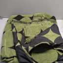 Boho Chenille Couch Cover for Dogs, Non Slip Sofa Cover, Couch Slipcover Covers for 3 Cushion, Furniture Protector with Tassels for Pets Washable, 71"x118", Circle Green