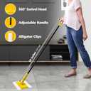 NEWE Disposable Dust Mop Kit for Swiffer 10 Dry Sweeping Cloths and 10 Wet Mopping Pads,Multi Surface Cleaning Wood Hardwood Floors Wall Kitchen Bathroom College Dorm