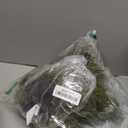 Dingion 8 Pcs 9.8" Small Christmas Cabinets Wreaths Mini Wreaths for Kitchen Window Chair Backs with Ribbon Bell Artificial Greenery for Farmhouse Holiday Decoration(Velvet,Classic,Black)