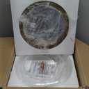 Darkaway Large Ceiling Light Fixtures 3-Ight Flush Mount Indoor Outdoor Ceiling Light with Seeded Glass Shade for Hallway Kitchen Bedroom Porch Living Room Dining Room Gold Finish