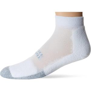 Thorlos Men's T1cmu Thin Cushion Ankle Socks (6-8, White)