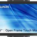 21.5 Inch FHD Capacitive Touch Screen Monitor,10-Point Multi-Touch Industrial Display with HD-MI,VGA,VESA Mounting Open Bracket Installation,Open Frame Touch Monitor