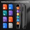 Translation Pen, Support 142 Languages, Online/Offline Modes, 2024 Smart Scanner Translator Pen, Reading Pen for Dyslexia, Voice Translate, Translation Text to Speech Device