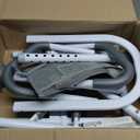 Bed Rails for Elderly Adults Safety: Adjustable Bedside Assist Rails with Storage Pockets, Non-Slip Handles, Sensor Night Light, 400LB Gravity Capacity (Stand-Compatible with Bed Frames 13.19" or Higher)