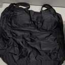 Aqua Eve One Piece Bathing Suit for Women Tummy Control Swimsuit Slimming Vintage Swimwear (Large, Black)