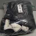 NICETOWN Twin Fleece Blanket Plush Blanket Fashion Fuzzy Gifts for Family, Soft Lightweight Fluffy Fleece Plush Couch Blankets for Living Room/Bedroom/Sofa, 60 x 80 inches, Black