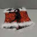 Women Christmas Corset Top Costume Lace Up Bodice Overbust Lingerie Santa Claus Bustier Body Shaper S