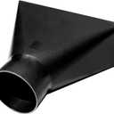 POWERTEC 70151 Dust Hood Rectangular Shape, Funneled 4-Inch Fitting By 10-Inch Wide Attachment for Dust Collection
