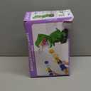 NIPLOOOW Dinosaur Shooting Toys for Kids 3-5 Years, Movable Target Shooting Games with 2 Air Pump Launcher, Interactive Competition Game Gift for Boys and Girls Ages 3 4 5 6 7 8 Years Old (2 Popper Guns)