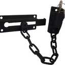 QCAA Keyed Chain Door Lock, Die Cast Construction, Oil Rubbed Bronze-Coated, 1 Pack, Made in Taiwan