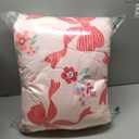 AMBERSPACE Twin XL Comforter Set for Girls, Pink Bow Bedding Set with Cute Floral, All Season Kids Dorm Bed in a Bag 5 Pieces with Sheets, Pillowcase & Sham