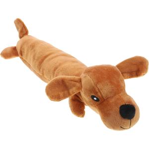 balacoo Squeaky Plush Dog Chew Toys for Puppies and Cats Interactive Sound Pet Toys Cartoon Sausage Dog Design 15.74X3.54X1.18In Soft Material Indoor Outdoor Play
