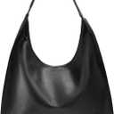 NEWBELLA Hobo Purse, PU Leather Shoulder Bag, Tote Handbag for Work and Travel
