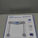 Etekcity Digital Body Weight Bathroom Scale, Large Blue LCD Backlight Display, High Precision Measurements,6mm Tempered Glass, 400 Pounds (Blinding Silver)