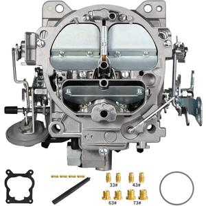 4 Barrel Carburetor Carb For 1901R Rochester Quadrajet 4MV Chevy 1966-1973 - Summit Jegs Divorced Choke 1901-GG 4-BBL, Replace for Corvettes 1975-1979 750 CFM Vacuum Secondary Durable