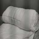 Cloud-Like Twin Mattress Topper - 100% Cotton Top Mattress Pad for Back Pain Relief - Breathable & Naturally Cooling for Hot Sleepers, White