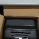 OLIXIS 3-Piece Suitcase Set, Hardside Luggages with Spinner Wheels, Lightweight ABS Hard Shell Travel Luggage, Expandable Carry-On Suitcase with TSA Approved LockBlack(20+24+28 Inch)