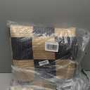 Machine Washable 5x7 Area Rugs for Living Room Checkered, Non Slip Soft Low Pile Farmhouse Geometric Modern Neutral Playroom Boys Rugs for Bedroom, Large Carpet Rugs for Dining Room(Black,5'x7')