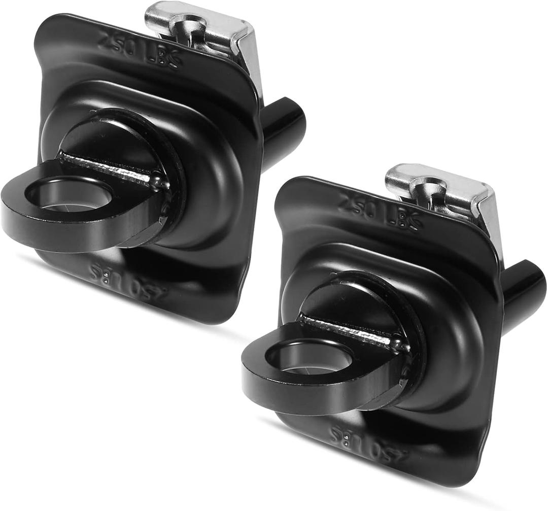 AUTOBABA 2PCS 23146899 Truck Bed Tie Down Anchors Compatible with 2014-2025 Chevy Silverado GMC Sierra 2015-2025 Chevy Colorado GMC Canyon OE #23146899 22854815 22987602 Replacement Accessories