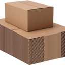 9x6x4 Shipping Boxes Set of 40, Brown Kraft Business Corrugated Cardboard Small Boxes Mailers for Packaging