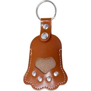 Dog Hair Charm Memorial Pet Keychain Refillable Dog Hair Keepsake Keychain for Versatile Bag Charm and Key Pendant Thoughtful Pet Bereavement