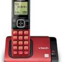 VTech CS6719-16 DECT 6.0 Phone with Caller ID/Call Waiting, 1 Cordless Handset, Red