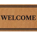 Welcome Coir 30 in. x 48 in. Indoor/Outdoor Non-Slip Entry Mud Mat, Brown