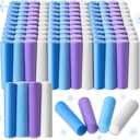 120 Pcs Sidewalk Chalks Set in 30 Count 4 Colors Non Toxic Jumbo Chalk for Party Gift Outdoor Art Play Painting(Cool Color,Classic)