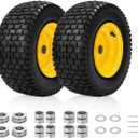 2PCS 16x6.50-8 Tubeless Tires and Wheels With 3/4" Bearing & 1" Bushings.
