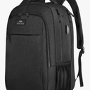 MATEIN Extra Large Backpack, 18Inch Travel Laptop Backpack with USB Charging Port, Anti Theft TSA Friendly Business Work College Computer Backpack for Men Women, Black
