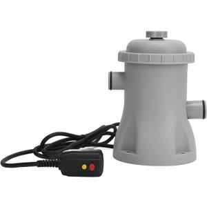 Filter Pump for Ground Pool, Electric Pool Filter Pump with 330 Gallons Per Hour Rate, Cartridge Filter Pump System, Pool Sand Filter Pump for Inflatable Swimming Pool