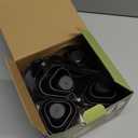 Fly Fans for Tables, Fly Fan Outdoor Indoor Keep Flies Away, Table Top Spinner with Holographic Blades, Flies Deterrent for Picnic, Restaurant, Party, Home, BBQ (4 Pack)