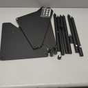 Wisuce Corner Shelf Stand - 3 Tier Bamboo Small Corner Bookshelf for Office Kitchen Bedroom Plant Stand Living Room Decor Small Space (Black)