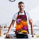 Apron Home Kitchen Cooking Baking Gardening for Women Men with 2 Pockets 32x28 inch