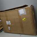 ELAFROS Extra Large Heavy Duty Utility Cart 39.9 x 24.6 Inch - Work Cart Big 2-Tier Plastic Rolling Service Cart with Deep Shelves, 6 Inch Casters, 550 lbs Capacity, Black