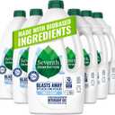 Seventh Generation Free & Clear Dishwasher Detergent Gel, 42 oz, 6 Pack, Targets Grease & Stuck-On Food For A Streak-Free Finish, Fragrance Free