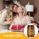 Solar Lanterns Outdoor Waterproof Garden Decor, Metal LED Garden Light Birthday Gifts for Women mom Christmas Gifts for Yard, Patio, Lawn, Tabletop, Pathway, Landscape,Walkway, Terrace(Butterfly)