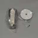 Dreyoo Slip On Diverter Tub Spout with Metal Cover Ring and Foam Gasket, Compatible with Kohler GP85556-CP, Bathroom Bathtub Faucet Set Replacement Fits 1/2'' Copper Water Tube(Brushed Nickel)