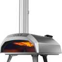 Ooni Karu 12 Multi-Fuel Outdoor Pizza Oven  12 Inch Pizzas in 60 Seconds - Portable Wood and Gas Fired Pizza Oven with Pizza Stone, Dual Fuel Ooni Pizza Oven