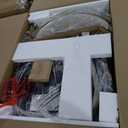 COLAMY Wooden Dining Chairs Set of 6, Modern Upholstered Fabric Dining Room Chair, Farmhouse Kitchen Side Chairs with Foot Pegs, Beige