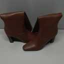 Knee High Boots for Women 3" Chunky Heel Square Toe Fall Winter Side Zipper Dress Tall Boots for Women (7.5, Light Borwn)