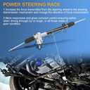 DICMIC Power Steering Rack & Pinion Assembly Compatible with 1995-1996 Toyota Avalon 1992-1996 Toyota Camry