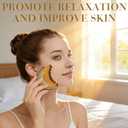 2 x 2 PCS Lymphatic Contour Face Brush,Soft Bristle Facial Dry Brush for Lymphatic Drainage,Gentle Gua Sha Brush Alternative,Face Sculpting Tool for Jawline & Chin,Daily Skincare & Spa Treatment