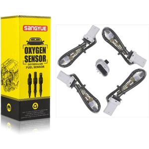 4PCS Oxygen O2 Sensor 1 & 2 for 2018-2021 Buick Enlave Chevrolet Traverse 3.6L Upstream + Downstream