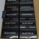 ELECTECK 10 Pack GFCI Outlets 15 Amp, Outdoor Weather Resistant (WR), Ultra Slim GFI Receptacles with LED Indicator, Ground Fault Circuit Interrupter, Wallplate Included, ETL Listed, White