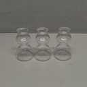 Mumufy 4 Pcs Double Bubble Shot Glass 4 oz Clear Bubble Glasses Jigger Funny Novelty Split Shot Cups for Smooth Tasty Cocktail Whiskey Party Bar Decor