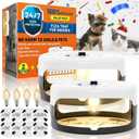 Flea Traps for Inside Your Home 2 Packs, Flea Trap Indoor Pest Control Insect Killer Odorless Natural Insect Infestation Treatment Trap for Kid Pet