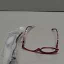 2 Pack Makeup Reading Glasses for Women Flip Down Cosmetic Readers Make Up Eyeglasses Spring Hinge +2.75 (Black + Red)